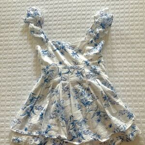 Altar'd State Blue Floral Dress